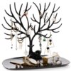 porte boucle d oreille , Présentoir de bijoux, support de rangement en forme d'arbre