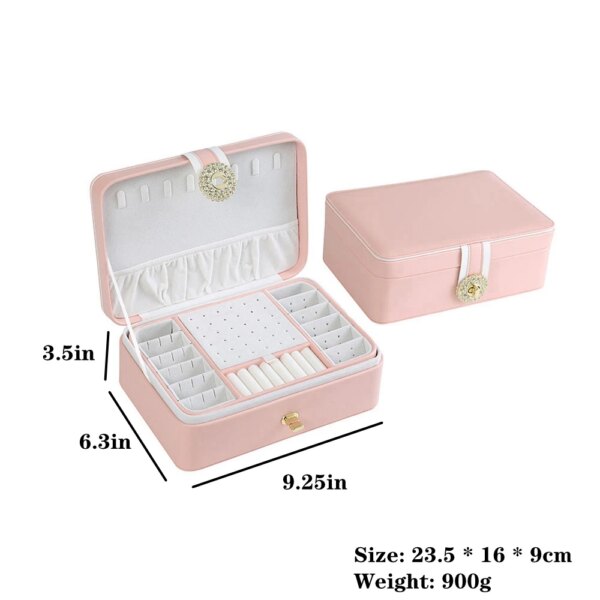 72916-ffe9c9.jpg porte boucle d oreille Boîte à bijoux en velours vert avec serrure pour femme