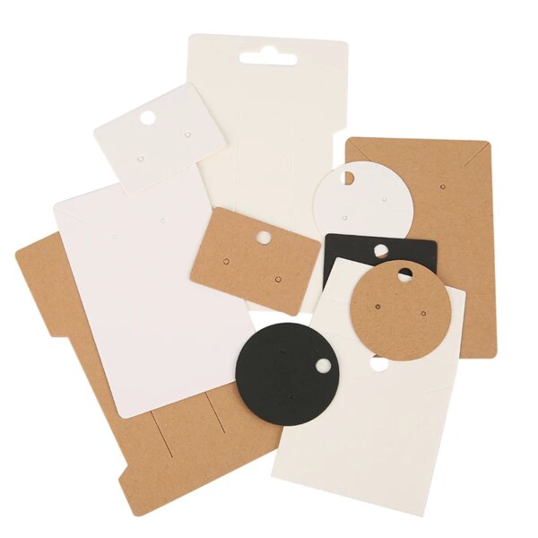 72981-eeff55.jpg presentoir boucle d oreille 50 pièces/lot de cartes porte-boucle d'oreille en papier