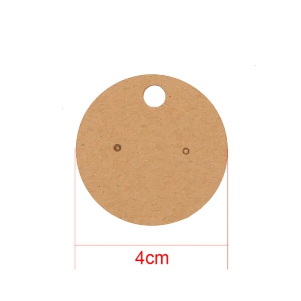 presentoir boucle d oreille 50 pièces/lot de cartes porte-boucle d'oreille en papier