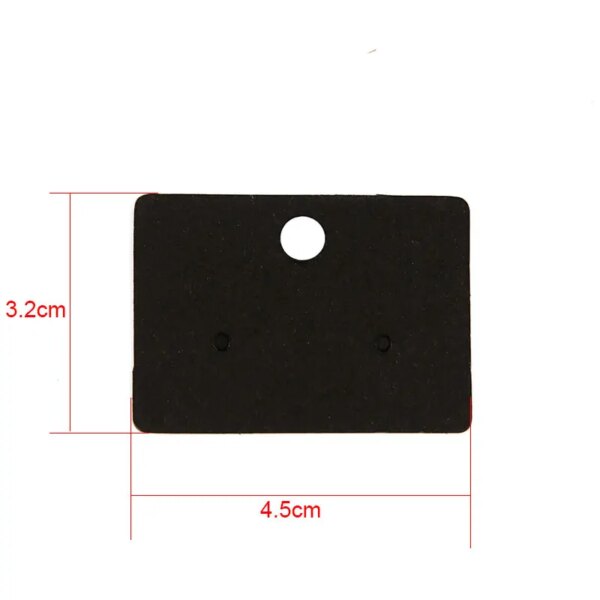 presentoir boucle d oreille 50 pièces/lot de cartes porte-boucle d'oreille en papier