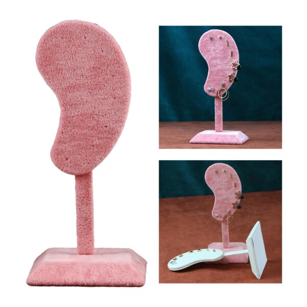 presentoir boucle d oreille présentoir à bijoux en forme d'oreille, support organisateur pour boucles d'oreilles