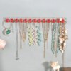 presentoir boucle d oreille Organisateur mural en bois, étagère à bijoux à suspendre