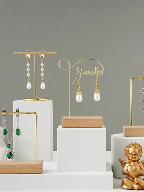 73091-f59b03.jpg presentoir boucle d oreille Organisateur de bijoux Support en bois Bracelet boucle d'oreille