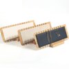 presentoir boucle d oreille bijoux en bambou, pour colliers, boucles d'oreilles