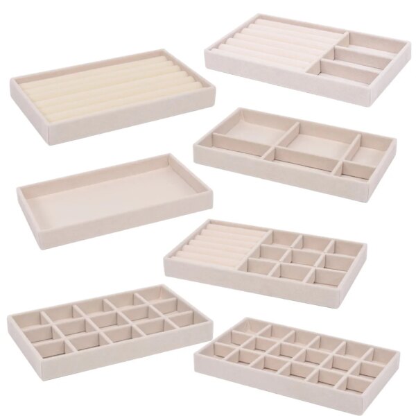 presentoir boucle d oreille et à bijoux portable empilable, porte-bijoux exquis