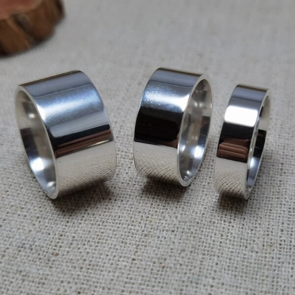 bague de fiançailles homme en argent Sterling 925 pour hommes et femme