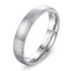bague de fiançailles homme en Titane pour Homme et Femme 4/6/8 mm
