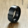bague de fiançailles homme Spinner 6/8mm pour Homme, Accessoire Anti-Stress