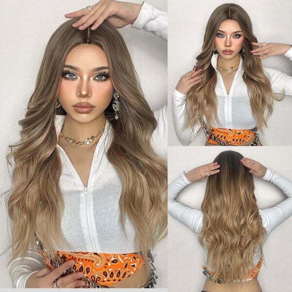 7350-bf37e9.jpg perruque cheveux naturels Ombre Couleur Synthétique