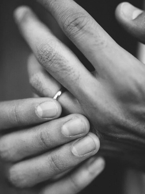 73856-f93088.jpg 2 anneaux de luxe en Zircon pour femmes et hommes, amour sans fin, bague de fiançailles, charme, bijoux de saint-valentin