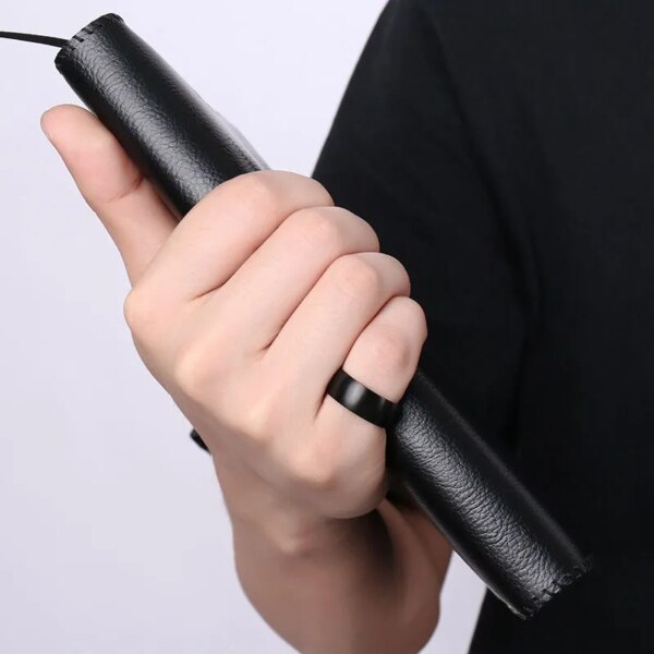 bague de fiançailles homme en titane pour hommes, 8mm, noir