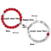 Bracelet amitié Offre spéciale 2 pièces/ensemble Bracelet de perles pour amoureux pierre naturelle