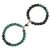 Bracelet amitié Offre spéciale 2 pièces/ensemble Bracelet de perles pour amoureux pierre naturelle