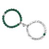 Bracelet amitié Offre spéciale 2 pièces/ensemble Bracelet de perles pour amoureux pierre naturelle
