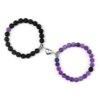 Bracelet amitié Offre spéciale 2 pièces/ensemble Bracelet de perles pour amoureux pierre naturelle