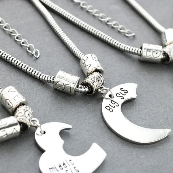 Bracelet amitié 3 Pcs/ensemble Grande Soeur Petite Soeur Bracelet Pour Femmes