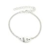 Bracelet amitié en forme de cœur pour couple, meilleurs amis, navire chia, deux parties