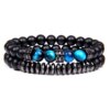 Bracelet amitié élastiques faits à la main pour hommes, 2 chaînes, bijoux d'amitié