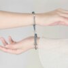 Bracelet amitié magnétique de couple pour hommes et femmes, charme de personnalité créative
