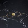 Bracelet amitié chaîne en forme de coeur pour femmes et filles, meilleurs amis