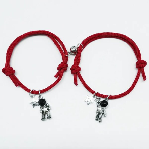 Bracelet amitié magnétique de couple pour hommes et femmes, charme de personnalité créative