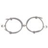 Bracelet amitié magnétique de couple pour hommes et femmes, charme de personnalité créative