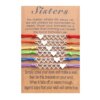 Bracelet amitié longue Distance pour filles et femmes, tissé, assorti, en forme de cœur