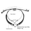 Bracelet amitié Amour coeur Couple Bracelet pour amoureux femmes hommes fabriqué à la main réglable