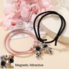 Bracelet amitié Amour coeur Couple Bracelet pour amoureux femmes hommes fabriqué à la main réglable