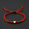 74790-abf169.jpg Bracelet amitié stressés réglables pour hommes et femmes, bracelet à breloques en forme de cœur d'amour