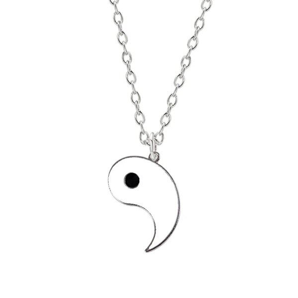 74833-985839.jpg Collier Yin et Yang en alliage à deux pétales de poisson, pendentif de Couple, accessoires de bijoux à la mode, cadeau d'anniversaire, offre spéciale