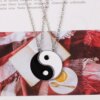 74833-e1c219.jpg Collier Yin et Yang en alliage à deux pétales de poisson, pendentif de Couple, accessoires de bijoux à la mode, cadeau d'anniversaire, offre spéciale