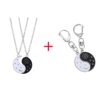Collier Yin et Yang en alliage à deux pétales de poisson, pendentif de Couple, accessoires de bijoux à la mode, cadeau d'anniversaire, offre spéciale