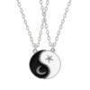 Collier Yin et Yang en alliage à deux pétales de poisson, pendentif de Couple, accessoires de bijoux à la mode, cadeau d'anniversaire, offre spéciale
