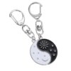 Collier Yin et Yang en alliage à deux pétales de poisson, pendentif de Couple, accessoires de bijoux à la mode, cadeau d'anniversaire, offre spéciale