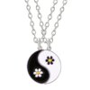 74859-af0d2f.jpg Collier Yin et Yang en alliage à deux pétales de poisson, pendentif de Couple, accessoires de bijoux à la mode, cadeau d'anniversaire, offre spéciale
