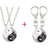 74862-d0af13.jpg Collier Yin et Yang en alliage à deux pétales de poisson, pendentif de Couple, accessoires de bijoux à la mode, cadeau d'anniversaire, offre spéciale