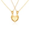 Collier de couple coeur magnétique pour femme, pull du jour de Léon JOFor, meilleur ami, amoureux, cadeau de fête de mariage, bijoux, 2 pièces