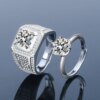 Ensemble de matiques de couple Love Coussins Zunderes, amoureux, patients, fiançailles de mariage, cadeau de bijoux de jour de Léon, mode, nouveau, 2 pièces