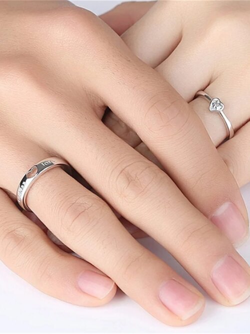 75111-895f80.jpg 2 anneaux de luxe en Zircon pour femmes et hommes, amour sans fin, bague de fiançailles, charme, bijoux de saint-valentin