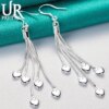 75441-e0f10e.jpg boucle d oreille chaine en forme de serpent en argent Sterling 925 pour femme, bijoux de mariage