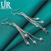 75441-f9495c.jpg boucle d oreille chaine en forme de serpent en argent Sterling 925 pour femme, bijoux de mariage