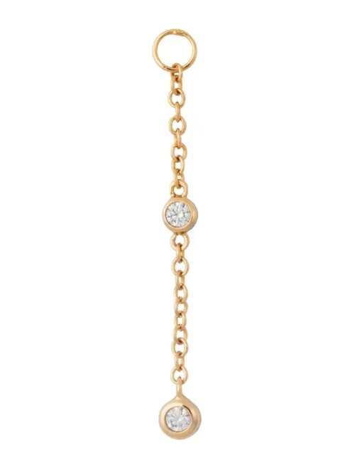 boucle d oreille chaine à breloques détachables en argent Sterling 925, lune et étoile, pendentif goutte