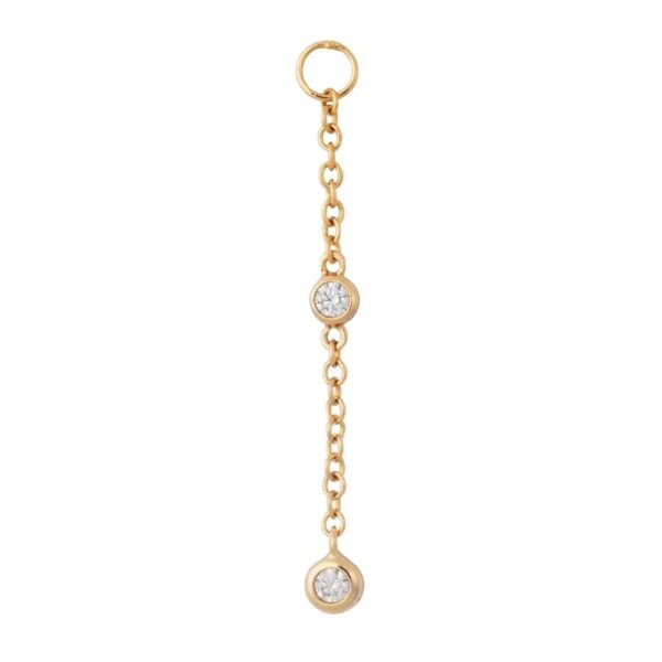 boucle d oreille chaine à breloques détachables en argent Sterling 925, lune et étoile, pendentif goutte