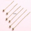 boucle d oreille chaine longues en argent Sterling 925 pour femmes, plusieurs styles