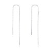 boucle d oreille chaine longues en argent Sterling 925 pour femmes, plusieurs styles