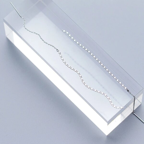 boucle d oreille chaine pendantes en chaîne pour femmes, bijoux de mariage, classiques