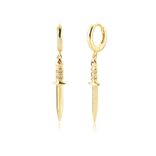 boucle d oreille chaine – bijoux de luxe en argent Sterling 925 pour femmes, porte-clés, chaîne croisée
