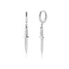 boucle d oreille chaine – bijoux de luxe en argent Sterling 925 pour femmes, porte-clés, chaîne croisée